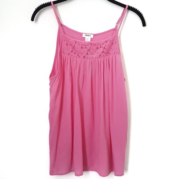 Forever 21 Girls Pink Sleeveless Top/Tank, 13-14 - Picture 1 of 5